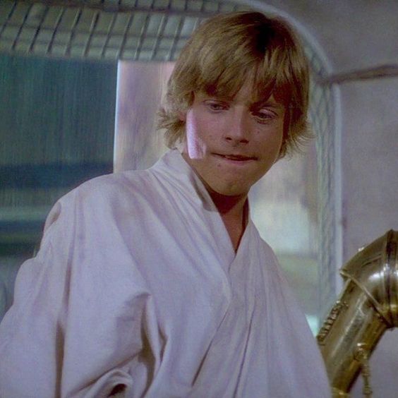 a picture of Luke Skywalker