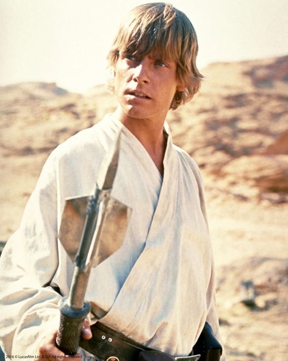 a picture of Luke Skywalker