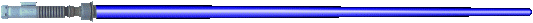 a blue lightsaber